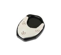 Generico Cavalletto da Parcheggio Moto Cavalletto Laterale Allargare Gli Accessori Supporto Piastra di Estensione per Daytona 660 2024(Silver-No Logo)