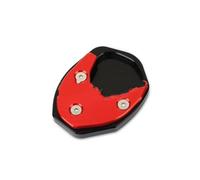 Generico Cavalletto da Parcheggio Moto Cavalletto Laterale Allargare Gli Accessori Supporto Piastra di Estensione per Daytona 660 2024(Red-No Logo)