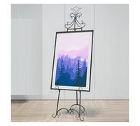 Generico Cavalletto Espositivo, Supporto in Metallo for Cornici, con Supporto A Catena, for Dipinti, Opere d'Arte E Display Commerciali(53X155cm)