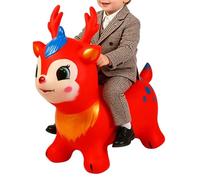 Generico Cavallo a Dondolo Gonfiabile - Gommone Gonfiabile a Salto - Giocattolo a Salto con Animale per Bambini - per Interni ed Esterni, Casa, Scuola, Asilo, Compleanno, Regalo per Bambini e Bambin