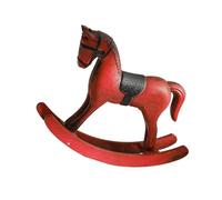 Generico Cavallo Decorativo,In Legno Dondolanti Vintage Divertenti - Figure Di Animali Dondolanti Giocattoli Di - Per Ragazzi E Ragazze Casa Ufficio Soggiorno Stanza Dei Giochi Natale Compleanno