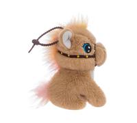 Generico Cavallo impaiato animale portachiavi cavalli peluche animale cartone animato giraffa ciondolo simpatico pony decorazioni da appendere donkey piccola bambola