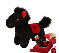 Generico Cavallo Peluche - Successo 2026 Bambola Morbida E Carina - Ornamento In Peluche Per Capodanno,Regalo per Bambini Ragazzi Ragazze e Adulti Festività e Compleanni