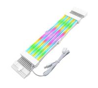 Genérico Cavi Di Alimentazione RGB,Cavo Di Estensione Di Alimentazione RGB | Componenti Interni Del PC Con Effetto Luce Per Modifica Del Computer, Gioco, Lavoro