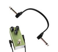Generico Cavi Patch Per Pedali | Cavo Chitarra Da 15 Cm Per Pannello Patch | Connettori Per Effetti Ad Angolo Retto Da 6,35 Mm | Per Musicisti Uso Domestico Lezioni Performance Dal Pratica Scolastica