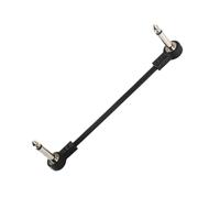 Genérico Cavi per chitarra per effetti, cavo per pedale, 15 cm, cavo per effetti da ¼ di pollice ad angolo retto | per regolazione dello strumento in classi palcosceniche e studio