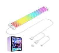 Generico Cavi RGB - Striscia LED in Silicone da 5 Volt - Estensione Per Cavo ARGB Da 30 Centimetri - per la Modifica e la Decorazione del Case del Computer e della Scheda Madre