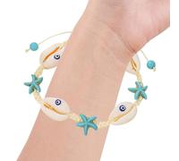 Generico Cavigliere da spiaggia per donne, cavigliere boho per donne | Bracciale Boho Beach fatto a mano regolabile,Gioielli per il piede, Prodotti di moda femminile per mare, hawaiano, matrimonio