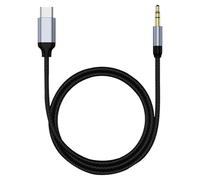 Generico Cavo Audio Da Tipo C A 3,5mm - Cavetto Per Altoparlante AUX Da Auto | Doppia Estremità Spinotto Jack Per Telefono Cuffie | Collegare Cellulare Ad Autoradio Stereo Di Casa