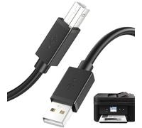 Generico Cavo Da Stampante A Computer | Cavo USB A a B | 2,1m Connettori Maschio A A B 2.0 Ad Alta Velocità Per Computer Portatile Monitor Tastiera