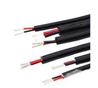 Generico Cavo di alimentazione con guaina in silicone 22 20 18 17 15 13AWG 2-8 conduttori, cavo di segnale morbido resistente alle alte e basse temperature(8 cores 1meter,17 AWG 1.0MM)