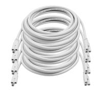 Generico Cavo di Alimentazione LED a 3 Poli per Tubo T8/t5, 4 Pezzi, Materiale in Silicone e Rame Rivestito, Facile da Usare senza Saldatura, per Lampade LED e Alogeni