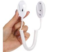 Generico Cavo di Retrattile con Gancio Autoadesivo per Telecomando Bianco in Plastica Alta Durabilità per Domestico