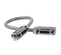 Generico Cavo IEEE 488 | Cavi di prolunga da 1/1,5/2 m per GPIB IEEE-488 | Cavo dati industriale Testa del cavo GBIP con cappuccio in metallo e connettore per custodia per uso domestico