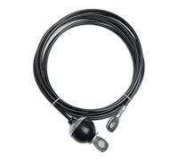 Generico Cavo in Acciaio per LAT Machine Pulley Attrezzatura Macchina Multifunzione Palestra, Cavo per Puleggia Fitness Adatta per Casa o Palestra, Varie Lunghezze(4m)