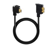 Generico Cavo interfaccia da pannello USB B da tipo, Micro3.0male left | Connettori a vite sicuri, lunghezza 1 m per lavori installazione del controllo della macchina