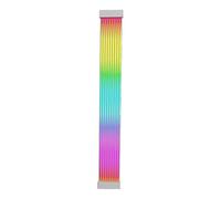 Generico Cavo PC RGB, striscia ARGB | Cavo prolunga PC con guaina striscia ARGB | Componenti interni per super luminosi con cavo RGB e, adattatore connettore colorato