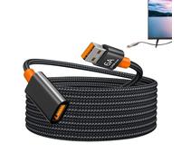 Genérico Cavo prolunga USB - Cavo di prolunga adattatore USB 3.0 | Cavo di prolunga USB a trasferimento rapido dati | Cavo di nylon da 3,3/4,9 piedi | Cavo di trasferimento dati veloce