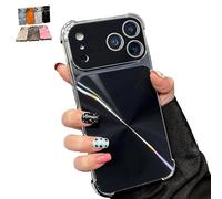 Generico CD-Texture Case Cover for iPhone, Quad-Corner Drop-Proof & Full Camera Protection for iPhone 17/16/15/14/13 pro Max (Black,for iPhone15ProMax)