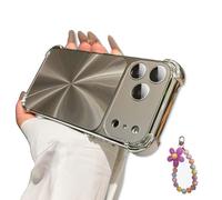 Generico CD-Texture Case Cover, Quad-Corner Drop-Proof & Full Camera Protection for phone17/16/15/14/13 (17 air,Gray)