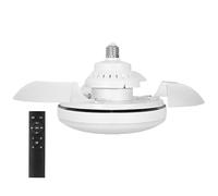 Generico Ceiling Fan - With Light and Remote Control - Quiet ABS+acrylic Fan 38cm with Tri-Color LED 3000-6500k 85-265v Space-Saving Design for Bedroom Living Room Children's Room