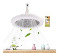 Generico Ceiling Light, Remote Control Cooling Lamp, Modern LED Lighting Fixture, Illumination, Low Profile Flush Mount Fan Light for Bedroom, Garage, Bathroom, Kitchen, Living Room