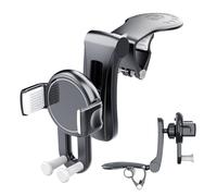Generico Cell Phone Holder, 360° Rotating Smartphone Mount, Versatile Dashboard Stand, 3.43x3.15x4.72 inches Adjustable Phone Hook with Grip, Ideal for Smart Phones, Travel and Car Use