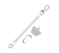 Generico Cell Phone Lanyard - Anti Loss Anti Theft Retractable Adjustable Spring Strap With Connection Buckle | Multifunctional Mobile Phone Holder Cord For Skiing Hiking Cycling Mountaineering