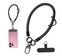 Generico Cell Phone Strap - Everyday Fashion Anti-Loss Smartphone Hand Wristlet With Tether Tabs - 22x2x2cm Phone Lanyard Wrist Strap,for Daily Outings Short Trips Commute Running Travel Walking