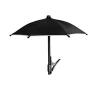 Generico Cell Phone Umbrella - 27cm Anti-Glare Sunlight Cover | Polyester & Silicone Mini Screen Sun Visor Blocker With Clip Attachment For Beach Pool Outdoor Cycling Navigation Video Photo Watching