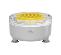 Generico Centrifuga per insalata - Macchina per la pulizia elettrica rotante da 1800 mAh, centrifuga per lattuga ad alta velocità senza fili con funzionamento e ricarica USB per bacche, verdure e pro