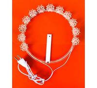 Generico Centro Ardolino Aureola Luminosa Shop Stellario plex per Statue Santi, Gesù, Madonne, Attacco 220v Diametro 20 cm. mod. Australian