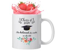 Generico Ceramic Coffee Cup - 350ML Doctor Hat, Graduation Mug | Funny Congratulations Tea Cup Gift, Novelty Drinkware Design For Women College Students Celebration