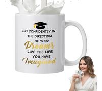 Generico Ceramic Coffee Cup - 350ML Doctor Hat, Graduation Mug | Funny Congratulations Tea Cup Gift, Novelty Drinkware Design For Women College Students Celebration
