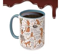 Generico Ceramic Coffee Mug - 11oz Water Cup, Novelty Coffee Mugs with Ergonomic Handle, Premium Porcelain Tea Cup, Kitchen & Dining, White for Work Evening Break Home Relaxation Travel Morning