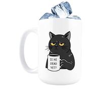 Generico Ceramic Coffee Mug - Elegant Morning Teacup, 11oz Drinking Vessel with Handle, Glazed Porcelain Beverage Cup, Modern Office Aesthetic, Apartment Kitchenware Essential for Coworkers Gift