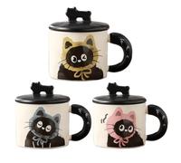 Generico Ceramic Coffee Mug With Lid - High Temperature Resistant Lidded