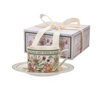 Generico Ceramic Coffee Mug with Saucer Set, Cute Creative Tea Cup Set