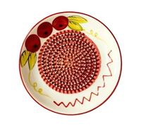 Generico Ceramic Garlic Grater Handmade - Non-Slip Aesthetic Hand Tools | Ceramic Grater Plate Garlic Grinder for Ginger Chocolate Cheese Nut Yam Home Kitchen Counter Apartment Restaurants