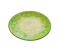 Generico Ceramic Garlic Grater Plate 11cm Embossed Kitchen Grinding Dish