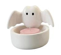 Generico Ceramic Ghost Candle Holder - Halloween Bat Tea Light Decor
