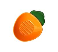 Generico Ceramic Grater Plate - Multipurpose Handheld Carrot Shaped Shredder Tool, Garlic Mincer, Ginger Shredder, Vegetable Citrus Puree Dish | Textured Porcelain for Ginger Lemon Vegetable