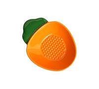 Generico Ceramic Hand-Operated Grinder Dish, Multifunctional Side Dish for Grinding Garlic Ginger Fruits And Vegetables, Durable Ceramic Material, Manual Food Grater And Dipping Bowl, White