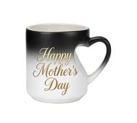 Generico Ceramic Heart Cup Mug, 10.5x8x9cm 325ml Coffee Mug, Hot Cold Beverages Drinkware, Kitchen Dining, Office Use, Valentine Gift, Morning Tea, Cafe Styling