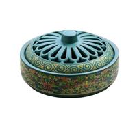 Genérico Ceramic Incense Burner - Incense Burner Ornament | Incenses Holder | Fly Trap Holder | Ceramic Coil Cone Seat Control Decor for Camping SPA Meditation Outdoors Yoga Kitchen Living Room