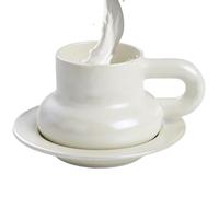 Generico Ceramic Mug,Drinking Mugs | Ergonomic Handle Elegant Reusable Drinkware Daily Home Kitchen Tea Cafe Workplace Beer Milk Picnic Restaurant