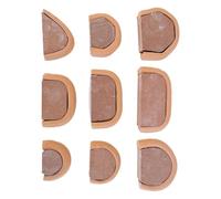 Generico Ceramic Mug handleMold Set - 9 Piece Wooden Pottery Tools, Multi Shape Design | Clay handleMaking Formers for Cup, Mug, Handmade Pottery, Art Projects, Studio, School, Beginner Practice