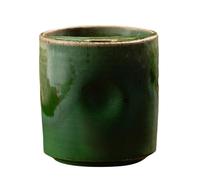Generico Ceramic Mug With Sip Hole - 500ml Vintage Kiln Fired Coffee Mug No Handle Ceramic Water Cup With Straw Hole For Home Office Travel Camping Picnic