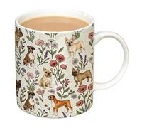 Generico Ceramic Travel Mug - French Bulldog Coffee Cup, Reusable Drinking Cups, Bulldog Printing Mug, Novelty Gift | Hot Cold Latte Juice Beer Cup For Mom Dad Wife Husband, 12oz Ceramic With Design