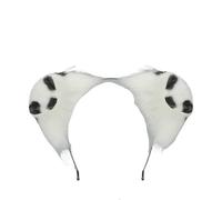 Generico Cerchietto fatto a mano con orecchie da cane kawaii - Orecchie da lupo simulate per feste serali anime(Color 5)